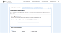 Desktop Screenshot of capabilities.pipelineawareness.org
